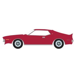 1/64 1971 AMC Javelin, Matador Red with White Hood Stripe, Showroom Floor Series 6
