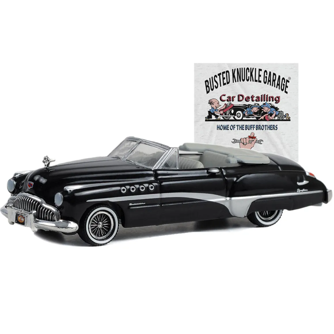 1/64 1949 Buick Roadmaster Riviera Convertible, Busted Knuckle Garage Series 2