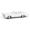1/64 1976 Cadillac Eldorado Convertible with Bull Horns Hood Ornament, White, Hobby Exclusive