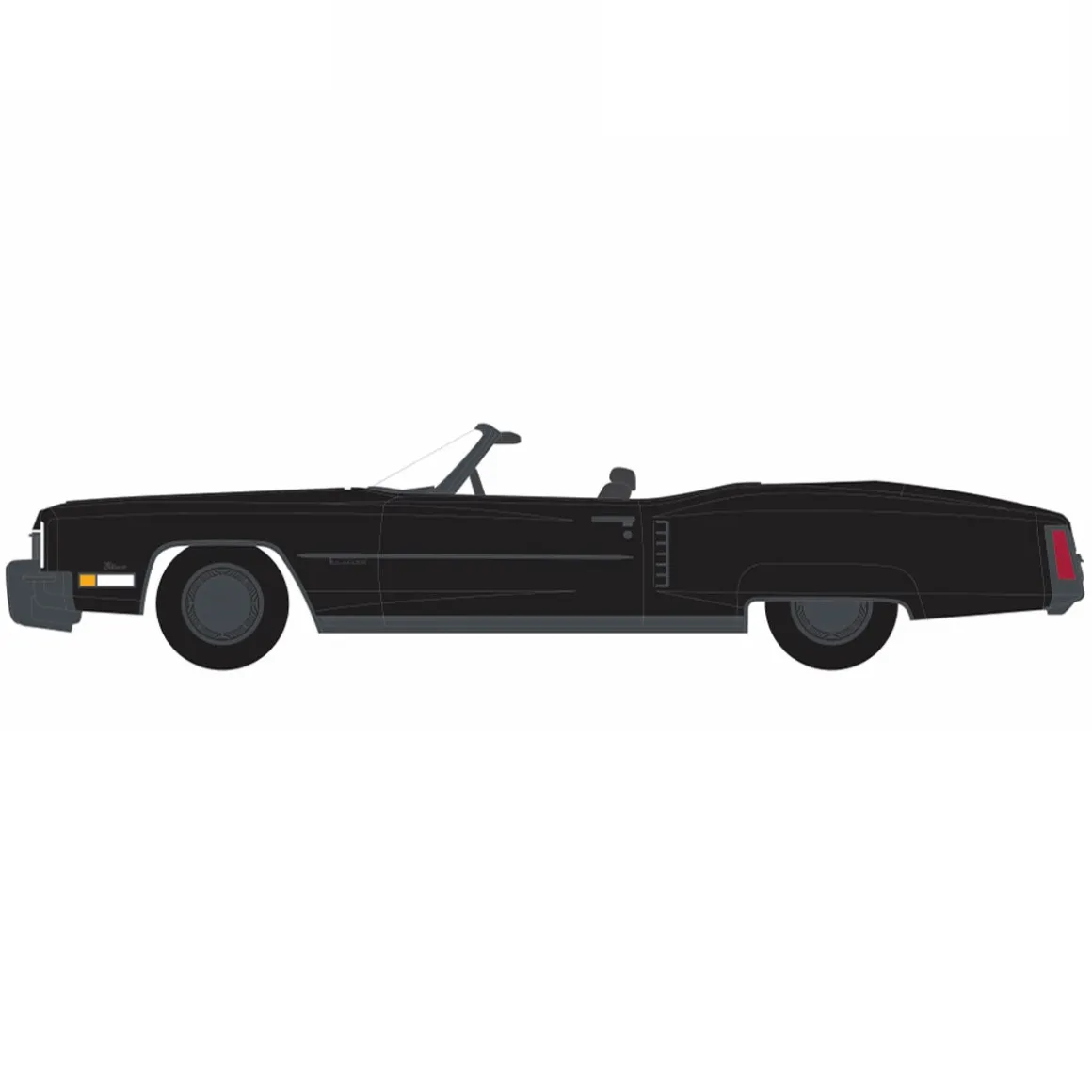 1/64 1972 Cadillac Eldorado Fleetwood Convertible, Black Bandit Series 29
