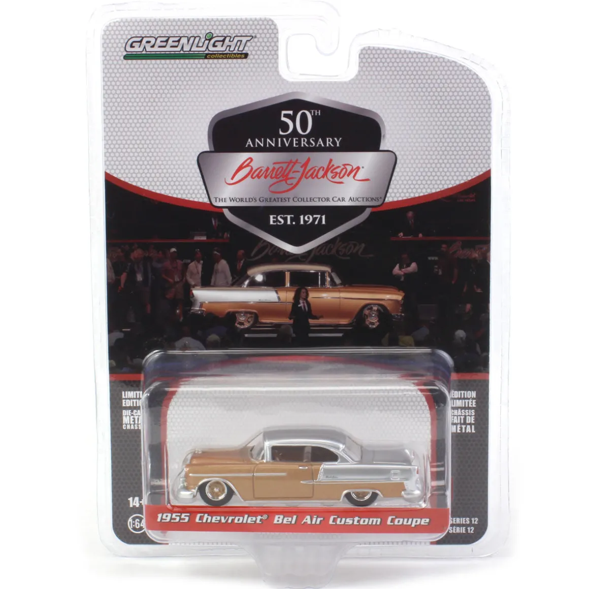 1/64 1955 Chevrolet Bel Air Custom Coupe (Lot #1275.1), Barrett-Jackson Scottsdale Edition Series 12