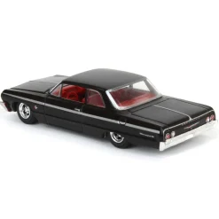 1/64 1964 Chevrolet Biscayne, Black with Red Interior, California Lowriders Series 4