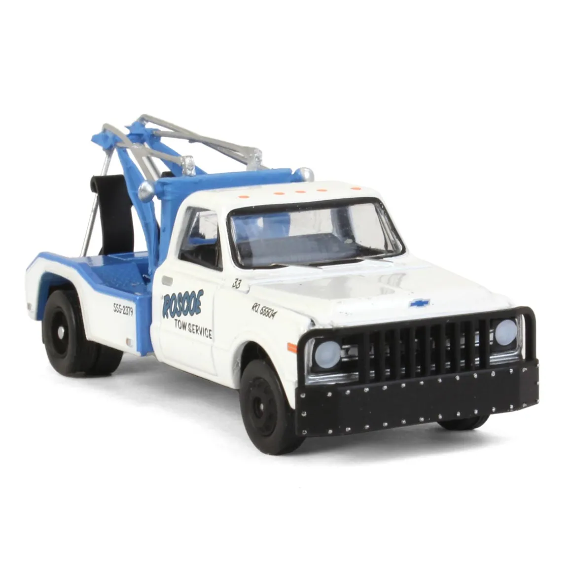 1/64 1969 Chevrolet C-30 Dually Wrecker, Roscoe Tow Service, Starsky & Hutch TV Series