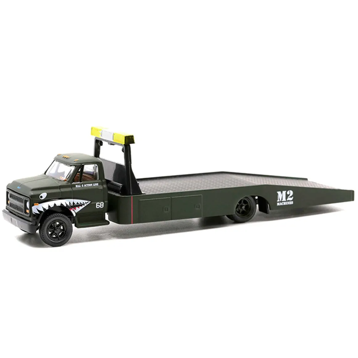 1/64 1968 Chevrolet C60 Ramp Truck, Maj. G Action Line, M2 Machines Hobby Exclusive