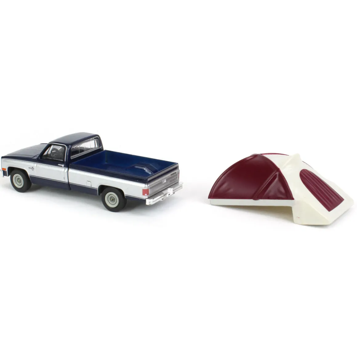 1/64 1982 Chevrolet C-10 Silverado with Truck Bed Tent, Great Outdoors Series 2