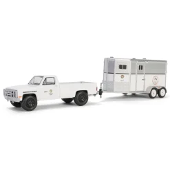 1/64 1987 Chevrolet C20 with Horse Trailer, LAPD Search & Rescue Mounted Platoon, Hitch & Tow Series 31