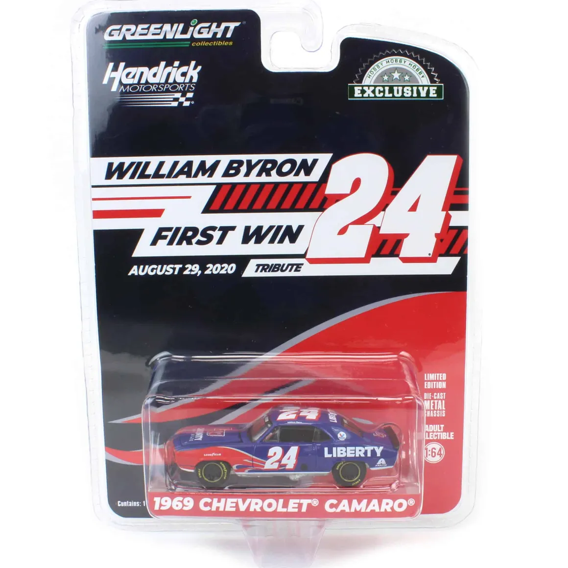 1/64 1969 Chevrolet Camaro, William Byron First Win Tribute, Hobby Exclusive