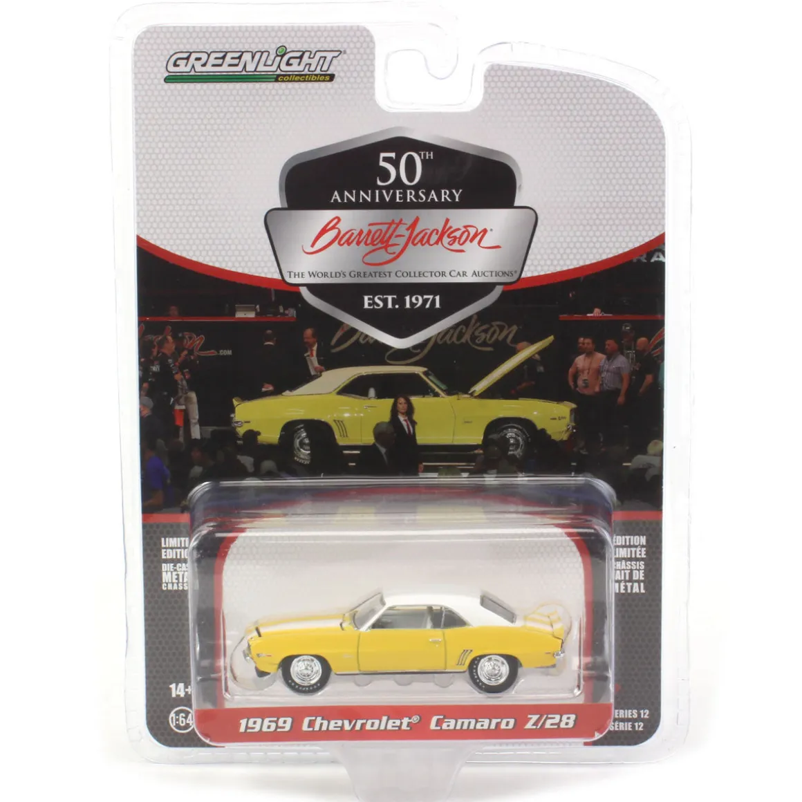 1/64 1969 Chevrolet Camaro Z/28 (Lot #1043), Barrett-Jackson Scottsdale Edition Series 12