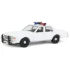1/64 1980-90 Chevrolet Caprice, Blank White with Light Bar & Grill Guard, Hot Pursuit