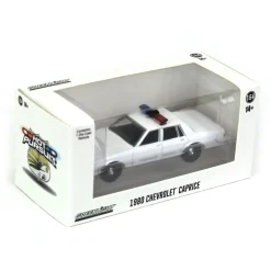 1/64 1980-90 Chevrolet Caprice, Blank White with Light Bar & Grill Guard, Hot Pursuit