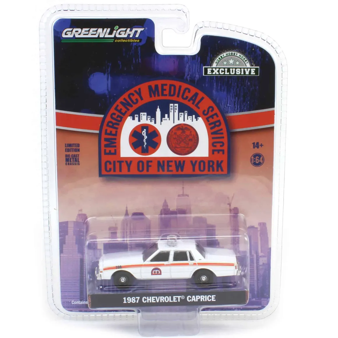 1/64 1987 Chevrolet Caprice, NYC EMS, Hobby Exclusive