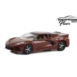 1/64 2022 Chevrolet Corvette C8 Stingray, Caffeine Metallic, Showroom Floor Series 2