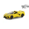 1/64 2022 Chevrolet Corvette Convertible, Accelerate Yellow, Showroom Floor Series 1
