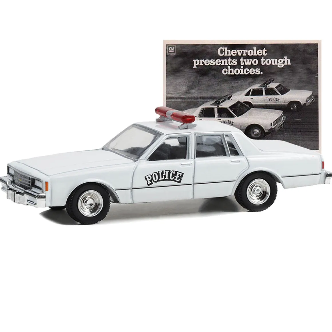 1/64 1980 Chevrolet Impala 9C1 Police, Vintage Ad Cars Series 9