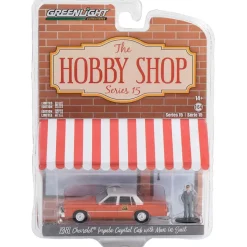 1/64 1981 Chevrolet Impala Capitol Cab Taxi with Man in Suit, Hobby Shop Series 15