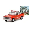 1/64 1981 Chevrolet K20 Scottsdale, Stockbridge Fire Dept., Norman Rockwell Series 4