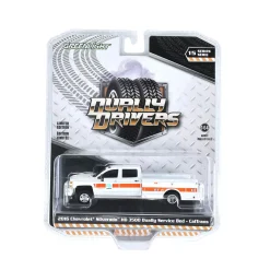1/64 2016 Chevrolet Silverado 3500 HD Dually Service Bed, CalTrans, Dually Drivers Series 15