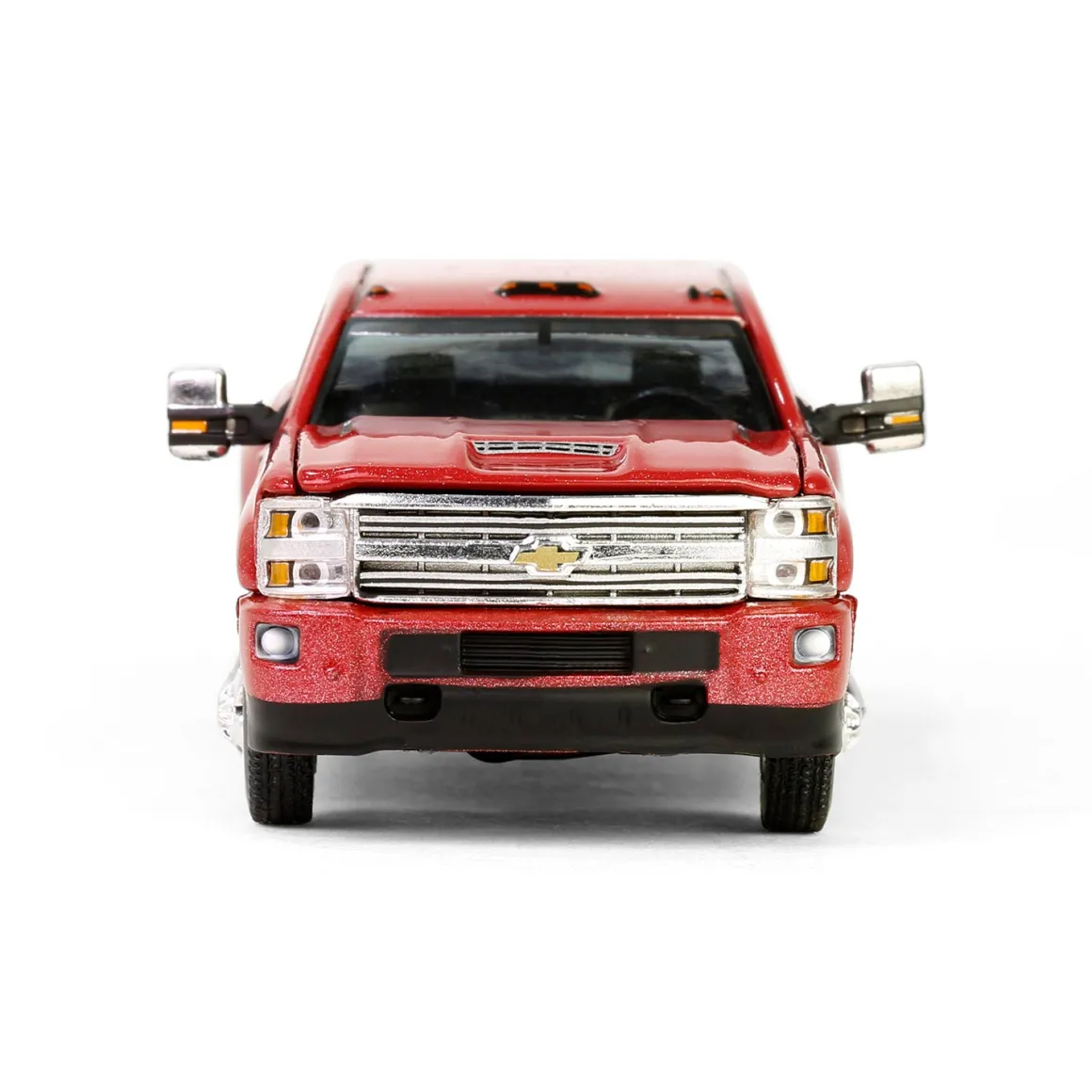 1/64 2018 Chevrolet Silverado 3500 HD Dually High Country, Cajun Red Metallic, Dually Drivers Series 15