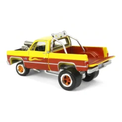 1/64 1985 Chevrolet Silverado, Golden Yellow, Zingers by Johnny Lightning