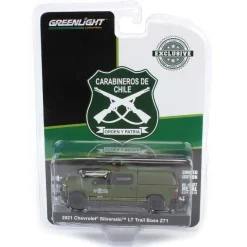 1/64 2021 Chevrolet Silverado LT Trail Boss Z71 with Camper Shell, Carabineros De Chile
