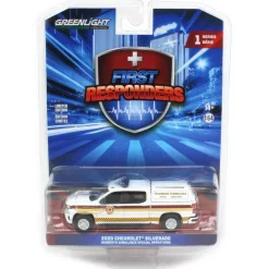 1/64 2020 Chevrolet Silverado, Narberth PA Ambulance, First Responders Series 1