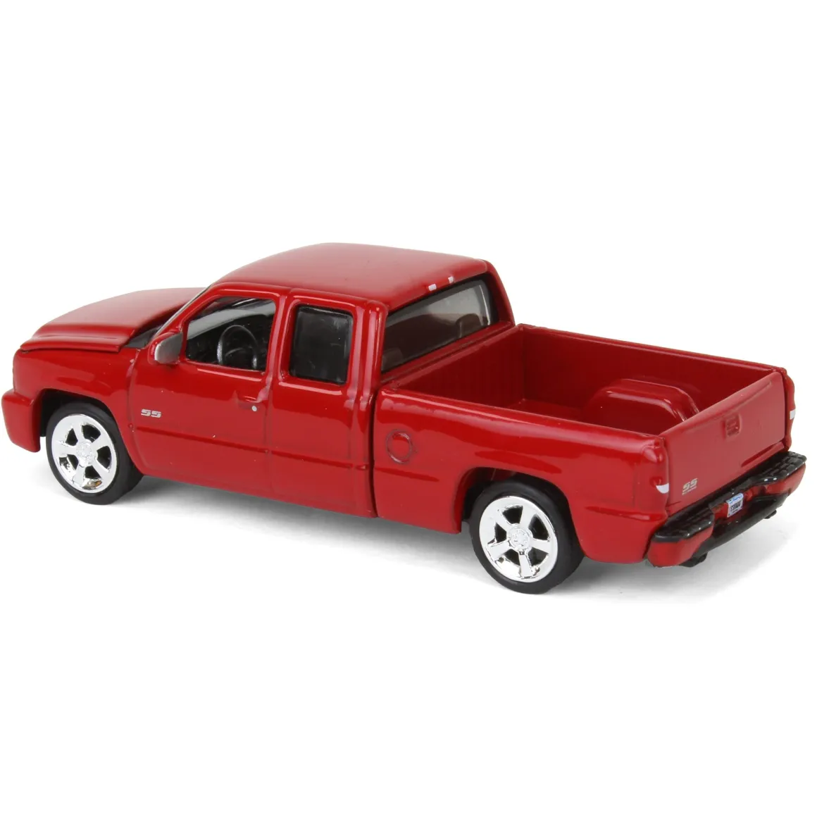 1/64 2006 Chevrolet Silverado SS Extended Cab Fleetside Pickup Truck, Victory Red, Auto World