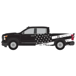 1/64 2023 Chevrolet Silverado, Stars & Stripes, Blue Collar Collection Series 14