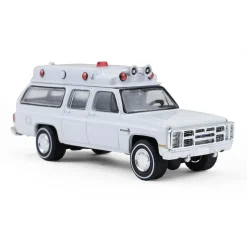 1/64 1983 Chevrolet Suburban K20 Custom Deluxe Ambulance, Plain White, Hobby Exclusive