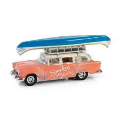 1/64 1955 Chevrolet Two-Ten Townsman with Roof Rack & Canoe, Smokey Bear Series 4