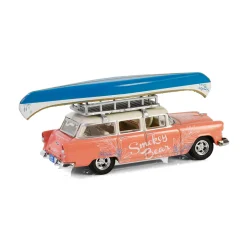 1/64 1955 Chevrolet Two-Ten Townsman with Roof Rack & Canoe, Smokey Bear Series 4