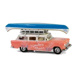 1/64 1955 Chevrolet Two-Ten Townsman with Roof Rack & Canoe, Smokey Bear Series 4