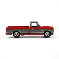1/64 1972 Chevy Cheyenne C10 Short Bed, Ruby Red & Gunmetal Gray, Hobby Exclusive
