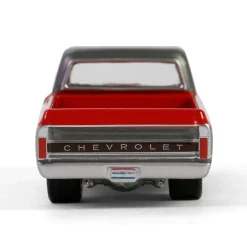 1/64 1972 Chevy Cheyenne C10 Short Bed, Ruby Red & Gunmetal Gray, Hobby Exclusive