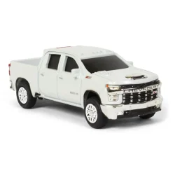 1/64 2020 Chevy Silverado LT, White, Collect N Play by ERTL