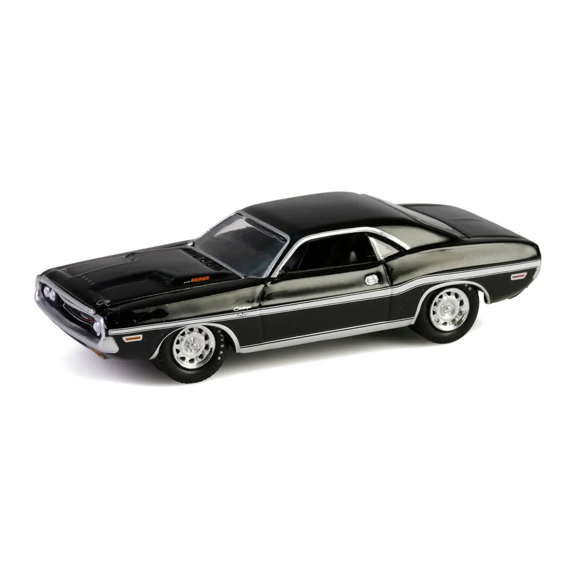 1/64 1970 Dodge Challenger R/T 440, Scottsdale 2024, Black, Barrett-Jackson Series 15