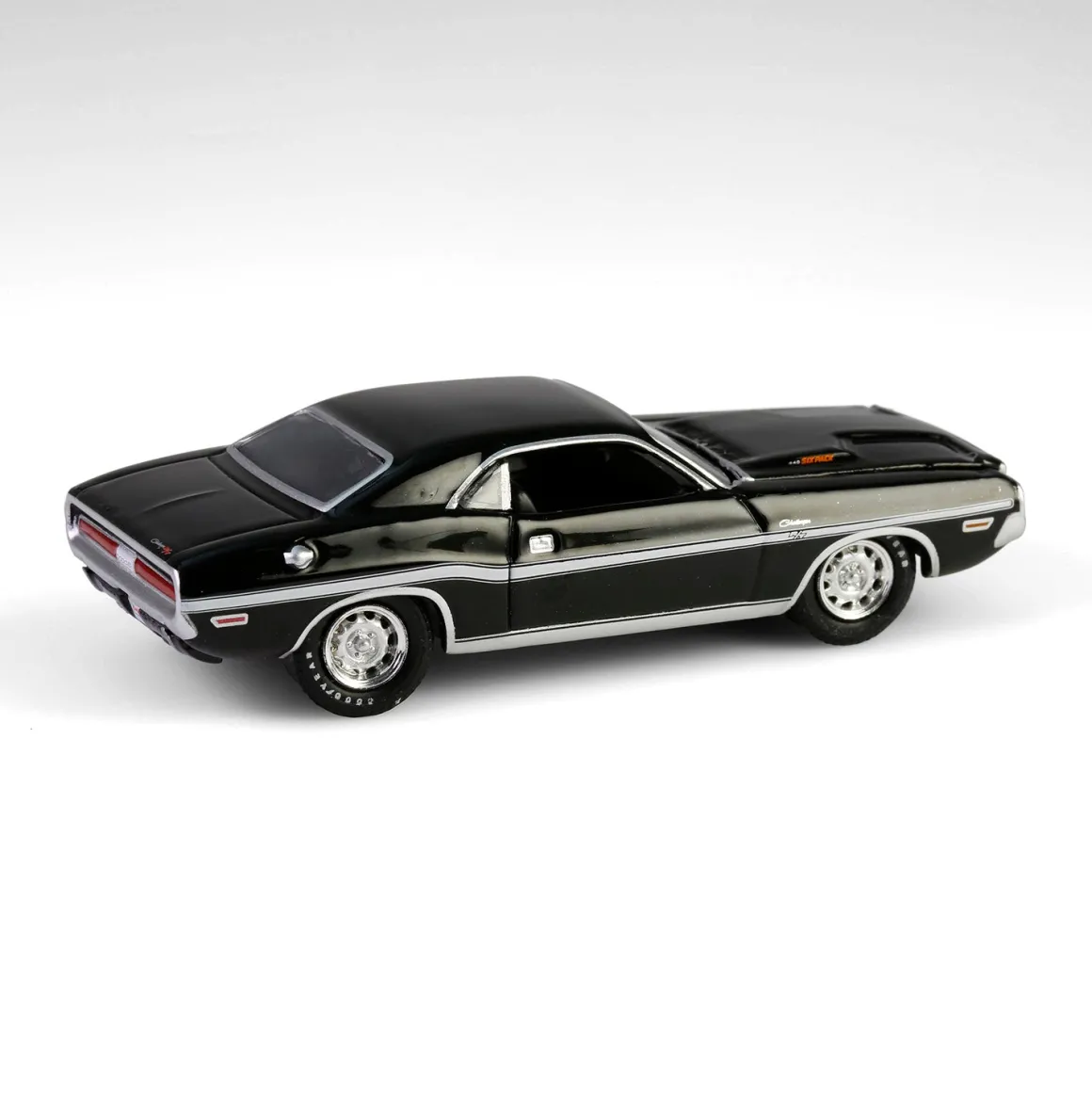 1/64 1970 Dodge Challenger R/T 440, Scottsdale 2024, Black, Barrett-Jackson Series 15