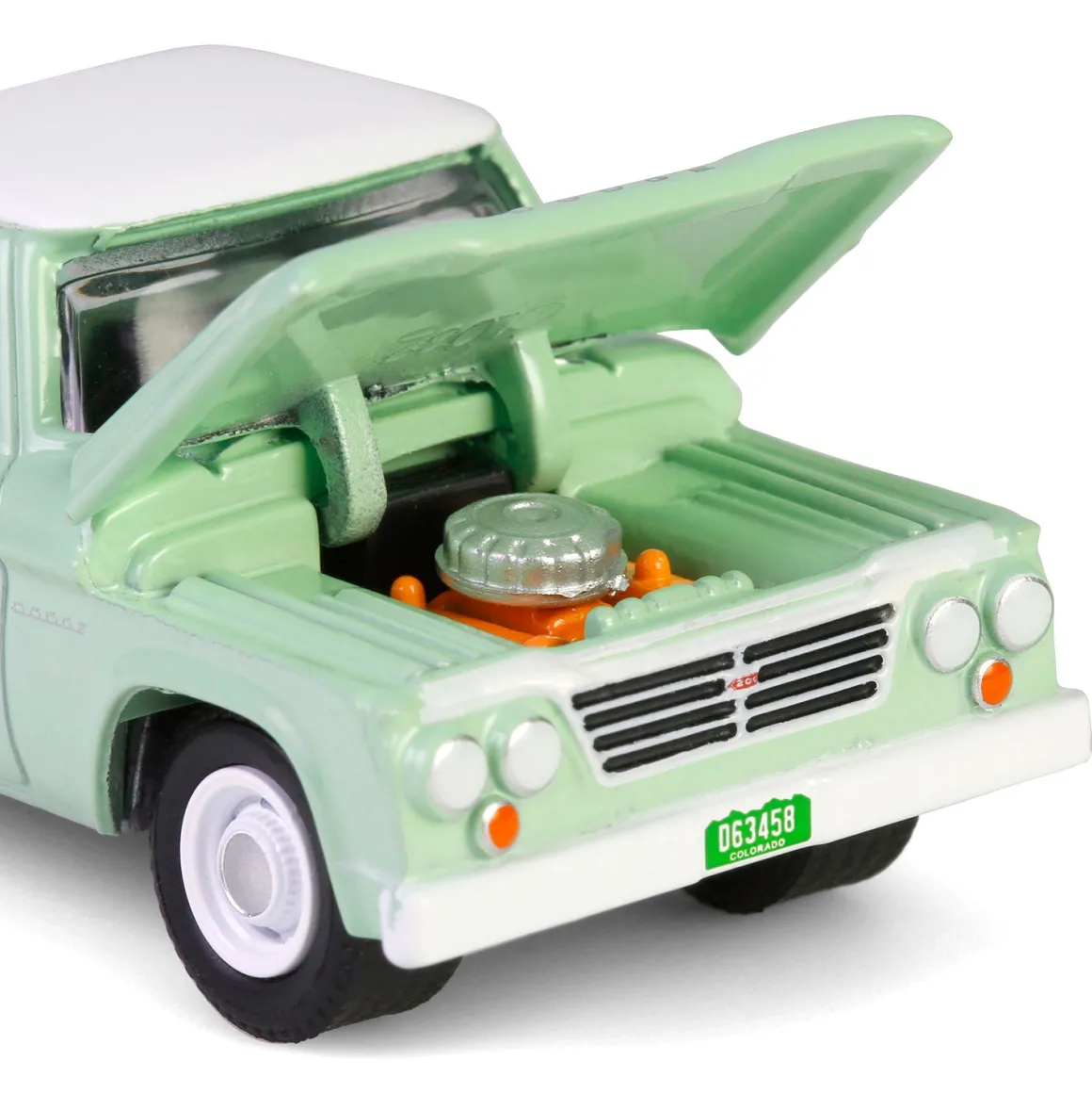 1/64 1964 Dodge D-200 Sweptline, Turf Green & White, Down on the Farm Series 10