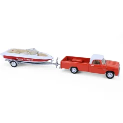 1/64 1967 Dodge D-100 with Boat and Trailer, Hitch & Tow Series 33