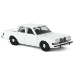 1/64 1980-89 Dodge Diplomat, Blank White, Hot Pursuit