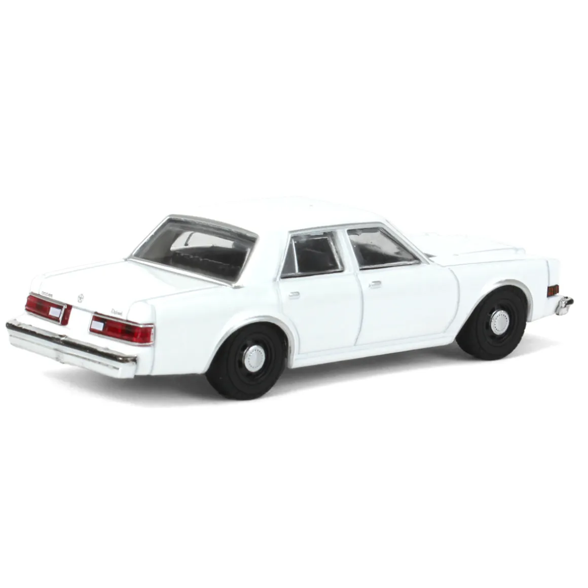 1/64 1980-89 Dodge Diplomat, Blank White, Hot Pursuit