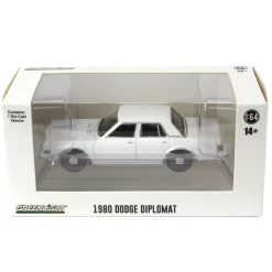 1/64 1980-89 Dodge Diplomat, Blank White, Hot Pursuit