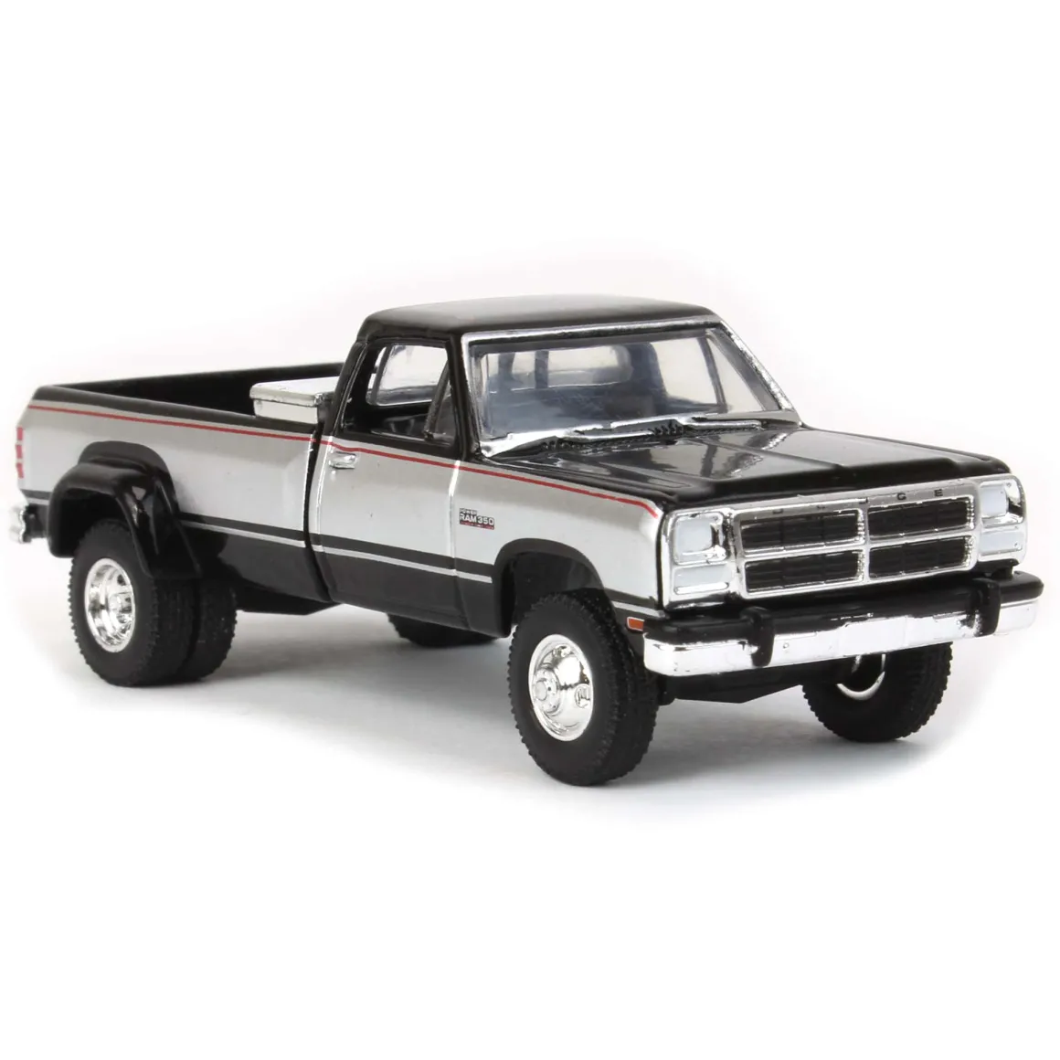 1/64 1993 Dodge Ram 350 Cummins Dually, Black, LP Diecast Exclusive