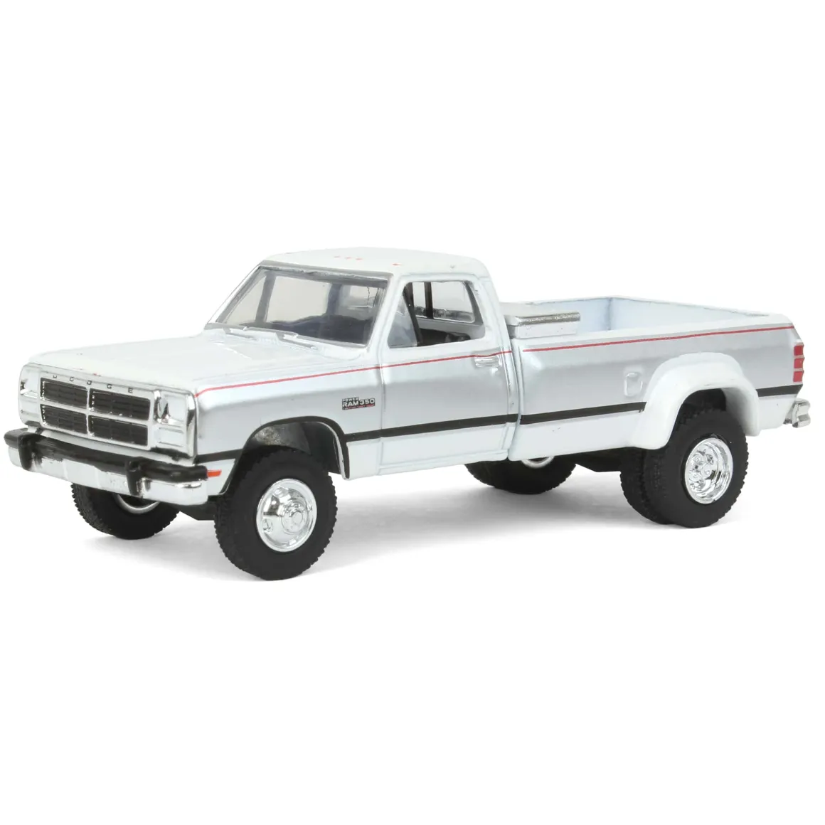 1/64 1993 Dodge Ram 350 Cummins Dually, White, LP Diecast Exclusive