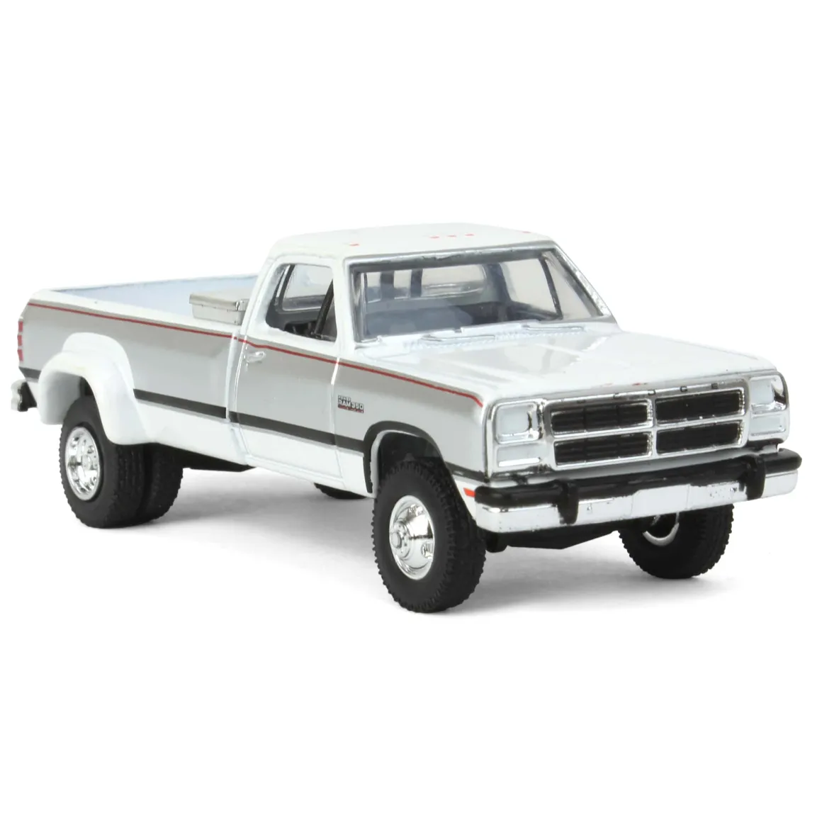 1/64 1993 Dodge Ram 350 Cummins Dually, White, LP Diecast Exclusive
