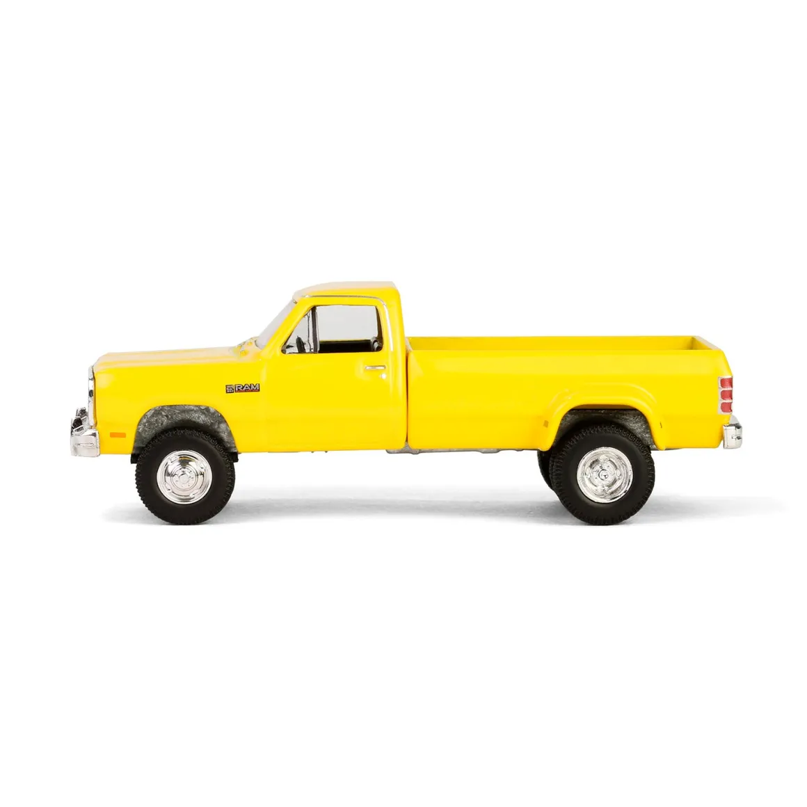1/64 1982 Dodge Ram D350 Dually, Construction Yellow, Dually Drivers Series 15