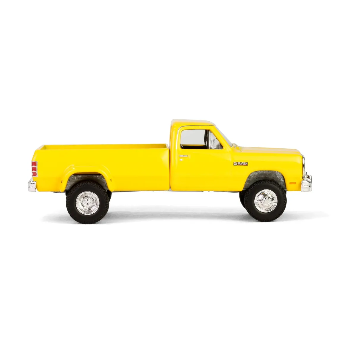 1/64 1982 Dodge Ram D350 Dually, Construction Yellow, Dually Drivers Series 15