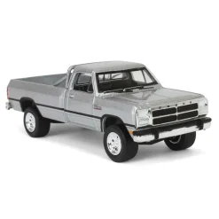 1/64 1992 Dodge Ram D250 Power Ram Lifted with Rollbar, Sterling Silver, All-Terrain Series 16