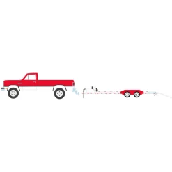 1/64 1991 Dodge Ram Power Ram 250 with Heavy Duty Car Hauler, Hitch & Tow Series 31
