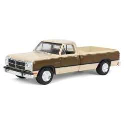 1/64 1992 Dodge Ram 1st Generation, Two Tone Brown, Outback Toys Exclusive