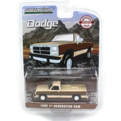 1/64 1992 Dodge Ram 1st Generation, Two Tone Brown, Outback Toys Exclusive